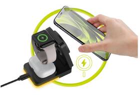 Bezdrôtová nabíjačka Mobile Origin 3in1 Foldable Charging Stand with light, PW28 čierna

 obrázok produktu 12 z 19