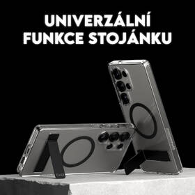 Kryt na mobil PanzerGlass CARE Kickstand Qi na Samsung Galaxy S25 Ultra čierny/priehľadný

 obrázok produktu 7 z 9