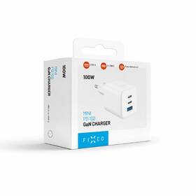Nabíjačka do siete FIXED GAN Mini s 2 x USB-C / USB-A, 100W biela

 obrázok produktu 9 z 9