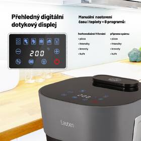 Fritéza teplovzdušná Lauben Glass&SteamAir® Fryer 4500BG 

 obrázok produktu 12 z 16