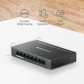 Switch Mercusys MS108GP 

 obrázok produktu 9 z 9