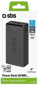 Powerbank SBS 2XUSB 20K 2,1 A BL 

 obrázok produktu 2 z 2