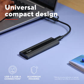 Externý rámček Trust M.2 SSD, USB-C 3.2 Gen2, M.2 2280 čierny

 obrázok produktu 13 z 19