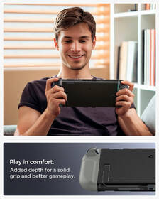 Puzdro Spigen Nano Pop  Black Sesame  - Nintendo Switch 2 čierne/sivé

 obrázok produktu 18 z 19