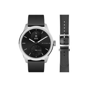 Inteligentné hodinky Withings ScanWatch 2 42 mm se silikonovým řemínkem + kožený řemínek čierna

 obrázok produktu 5 z 6