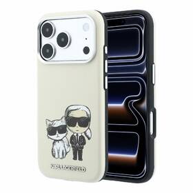 Kryt na mobil Karl Lagerfeld PU Semi Wrap Smooth Sketch Bodies Magsafe na Apple iPhone 18 Pro béžový

 obrázok produktu 5 z 6