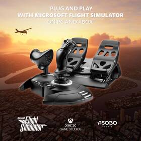 Joystick Thrustmaster T.Flight Full Kit X, pedálová sada TFRP RUDDER + Joystick Hotas pre Xbox Series a PC 

 obrázok produktu 6 z 7
