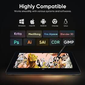 Grafický tablet XPPen Artist Pro 16 (2. generácia) + RC čierny

 obrázok produktu 5 z 5