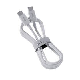 Kábel Allity AUC-03, 60W, USB-C/USB-C, 1m biely

 obrázok produktu 2 z 4