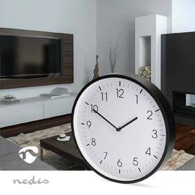 Nástenné hodiny Nedis CLWA1226BK čierne/biele

 obrázok produktu 2 z 3