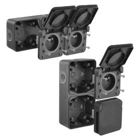 Zásuvka EMOS Cyklone D730421 dvojnásobná sivá

 obrázok produktu 6 z 11