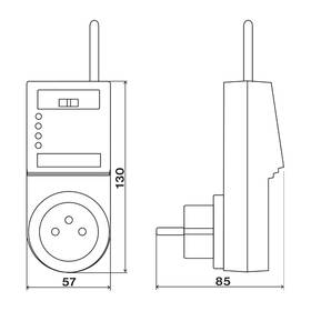 Termostat Elektrobock BT013, bezdrôtový 

 obrázok produktu 6 z 7