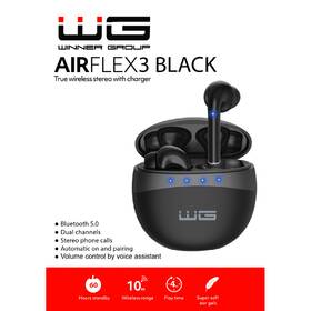 Slúchadlá WG AirFlex 3 čierna

 obrázok produktu 3 z 3