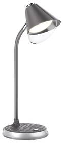 Stolná lampa IMMAX FINCH, Qi nabíjanie, 9W strieborná/sivá

 obrázok produktu 5 z 17