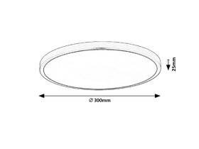 LED stropné svietidlo Rabalux Paulos 71073 biele

 obrázok produktu 7 z 7