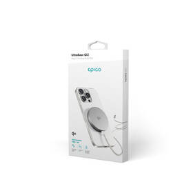 Bezdrôtová nabíjačka Epico UltraBase Qi2 Mag+ strieborná

 obrázok produktu 4 z 4