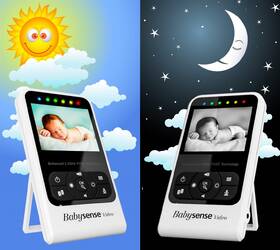 Detská elektronická pestúnka Babysense Video Baby Monitor V24R biela

 obrázok produktu 5 z 6