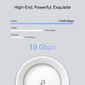 Kompletný Wi-Fi systém TP-Link Deco BE85, BE19000, Wi-Fi 7 (1 ks) biely

 obrázok produktu 8 z 12