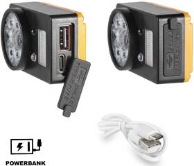 Čelovka RETLUX RPL 702, s powerbankou 

 obrázok produktu 3 z 6