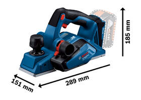 Hoblík Bosch Professional GHO 185-LI (bez batérie) 

 obrázok produktu 2 z 9