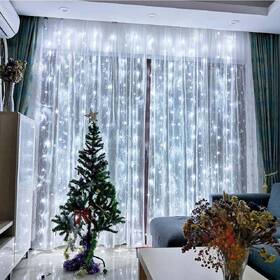 Vianočné osvetlenie ColorWay vnútorné, 300 LED, 3× 3m, 220–240V AC, studená biela 

 obrázok produktu 16 z 18