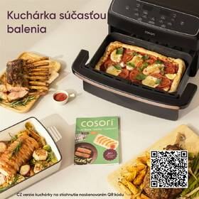Fritéza teplovzdušná COSORI Dual Blaze Twin Fry Compact 8,6 l, keramika čierna

 obrázok produktu 10 z 11
