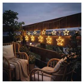 LED reťaz EMOS 125 WINDOW STARS, IP44, WW priehľadný

 obrázok produktu 2 z 5