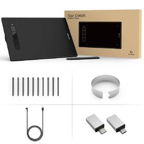 Grafický tablet XPPen Star G960S čierny

 obrázok produktu 4 z 4