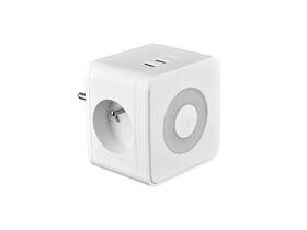 Rozbočovacia zásuvka Viking Y23LW, 2x zásuvka, 1x USB-A, 2x USB-C, svetlo, vypínač biela

 obrázok produktu 1 z 2