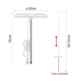 Lampa na pestovanie EMOS Kruh, 8 W, stmievanie, LED integrované, IP20 biela

 obrázok produktu 5 z 8