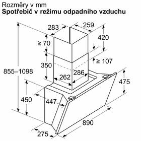 Odsávač pár Siemens LC91KLT60 čierny

 obrázok produktu 7 z 11