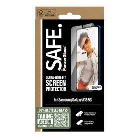 Tvrdené sklo PanzerGlass Ultra-Wide Fit na Samsung Galaxy A36 5G s instalačním rámečkem 

 obrázok produktu 3 z 3