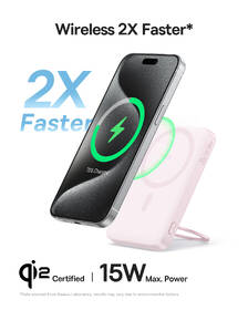 Powerbank Baseus PicoGo Qi2 5000mAh 20W USB-C ružový

 obrázok produktu 4 z 10