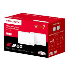 Kompletný Wi-Fi systém Mercusys Halo H27BE (2-pack) biely

 obrázok produktu 10 z 10