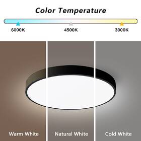 LED stropné svietidlo IMMAX NEO LITE SEMPLICI SMART, 40cm, 36W, 2736 lm, s podporou BEACON, Wi-Fi, TUYA čierne

 obrázok produktu 5 z 8