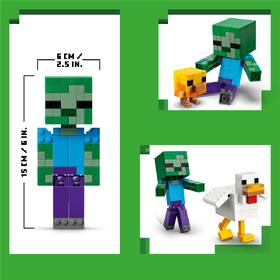 Stavebnica LEGO® Minecraft®  21582 Kurací džokej 

 obrázok produktu 9 z 9