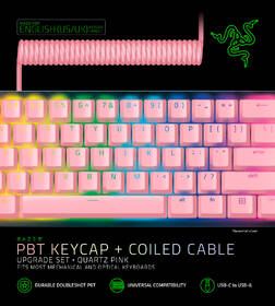 Klávesy Razer PBT Keycap + Coiled Cable Upgrade Set - US/UK ružové

 obrázok produktu 6 z 8