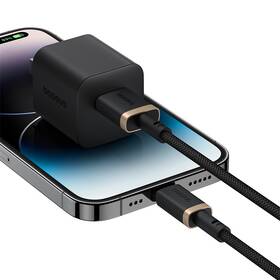 Kábel Baseus Dura USB/Lightning, 2.4A, 1m čierny/zlatý

 obrázok produktu 4 z 16