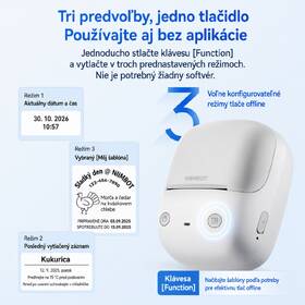 Tlačiareň štítkov Niimbot B2 + role štítkov zelená

 obrázok produktu 8 z 12