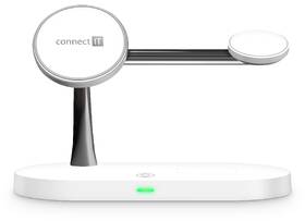 Bezdrôtová nabíjačka Connect IT MultiCharge 5 v 1 MagSafe biela

 obrázok produktu 1 z 9