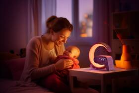 Stolná lampa IMMAX FLAMINGO, Qi nabíjanie, budík strieborná

 obrázok produktu 4 z 6