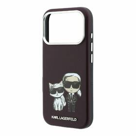 Kryt na mobil Karl Lagerfeld PU Semi Wrap Smooth Sketch Bodies Magsafe na Apple iPhone 18 Pro Max vínový

 obrázok produktu 1 z 6