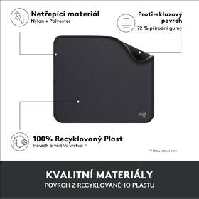 Podložka pod myš Logitech Mouse Pad Studio Series, 20 × 23 cm čierna

 obrázok produktu 6 z 10