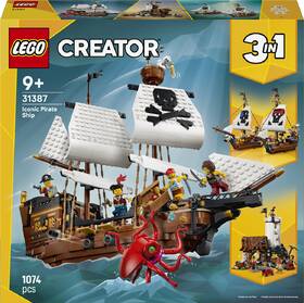 Stavebnica LEGO® Creator 3 v 1 31387 Kultovní pirátská loď 

 obrázok produktu 6 z 8