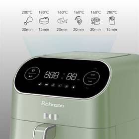 Fritéza teplovzdušná Rohnson R-2859G Green, 7 l 

 obrázok produktu 5 z 6