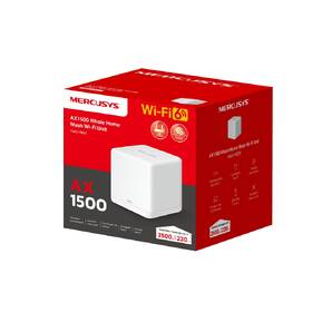 Kompletný Wi-Fi systém Mercusys Halo H60X, AX1500 Mesh Wi-Fi 6 biely

 obrázok produktu 4 z 4