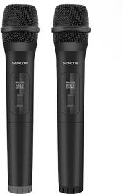 Mikrofón Sencor SSS WM20, bezdrôtovo 2,4 GHz (2 ks) čierny

 obrázok produktu 1 z 2