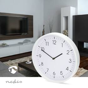 Nástenné hodiny Nedis CLWA1226WT biele

 obrázok produktu 2 z 3