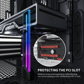 Držiak 1stCOOL GPU Standing Holder Al Magnetic AURA aRGB priehľadný

 obrázok produktu 3 z 3