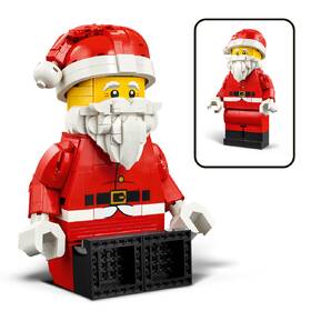 Stavebnica LEGO® 40820 Zväčšená minifigúrka Santu 

 obrázok produktu 2 z 7